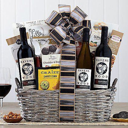 Ravenswood Trio: Gourmet Wine Gift Basket