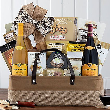 Mark West Premium Duet: Gourmet Wine Gift Basket