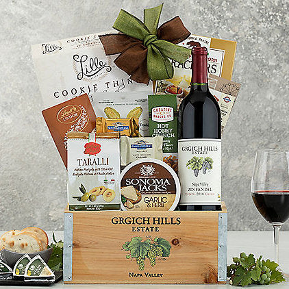 Grgich Hills Zinfandel: Wine Gift Basket
