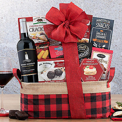 Robert Mondavi Cabernet: Gourmet Wine Gift Basket
