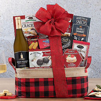 Robert Mondavi Chardonnay: Gourmet Wine Gift Basket