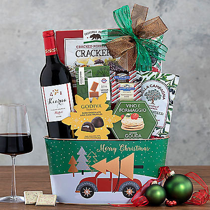 Kiarna Merlot: Holiday Wine Gift Basket