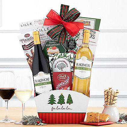 Holiday Wine & Cheese: Gourmet Gift Basket