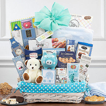 Hooray!: Baby Boy Gift Basket