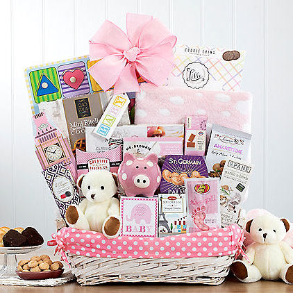 Hooray!: Baby Girl Gift Basket