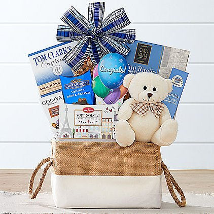 Bear Hugs: Congratulations Gift Basket