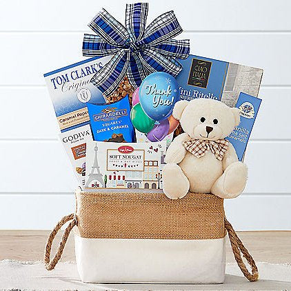 Bear Hugs: Thank You Gift Basket
