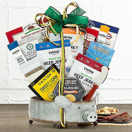 For the Love of Jerky: Snack Gift Basket